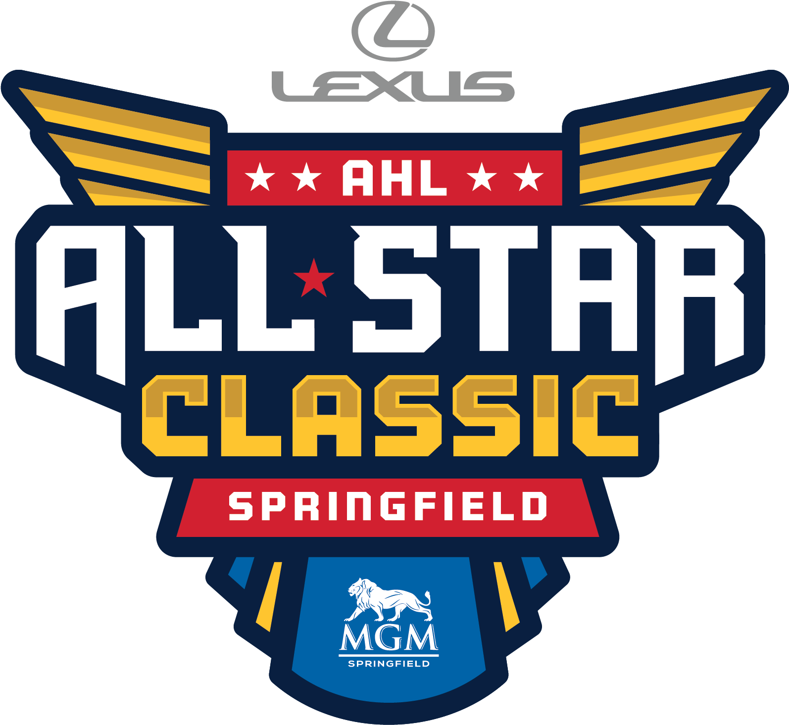 The Logo Reflects Elements Of The Springfield Thunderbirds, - Ahl All Star Game 2019 (1638x1638), Png Download