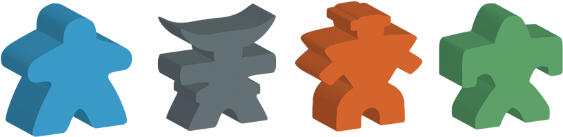 Meeple War (890x285), Png Download