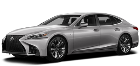 2018 Lexus Ls F Sport - Lexus Ls 500 F 2018 With White Background (620x350), Png Download