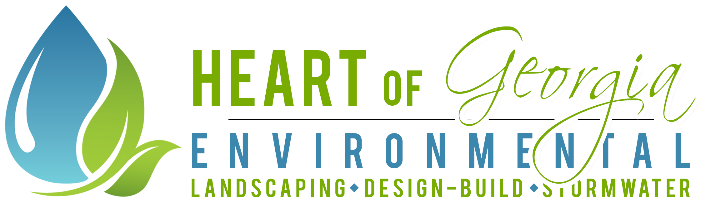 Heart Of Georgia Environmental - Georgia (2336x732), Png Download