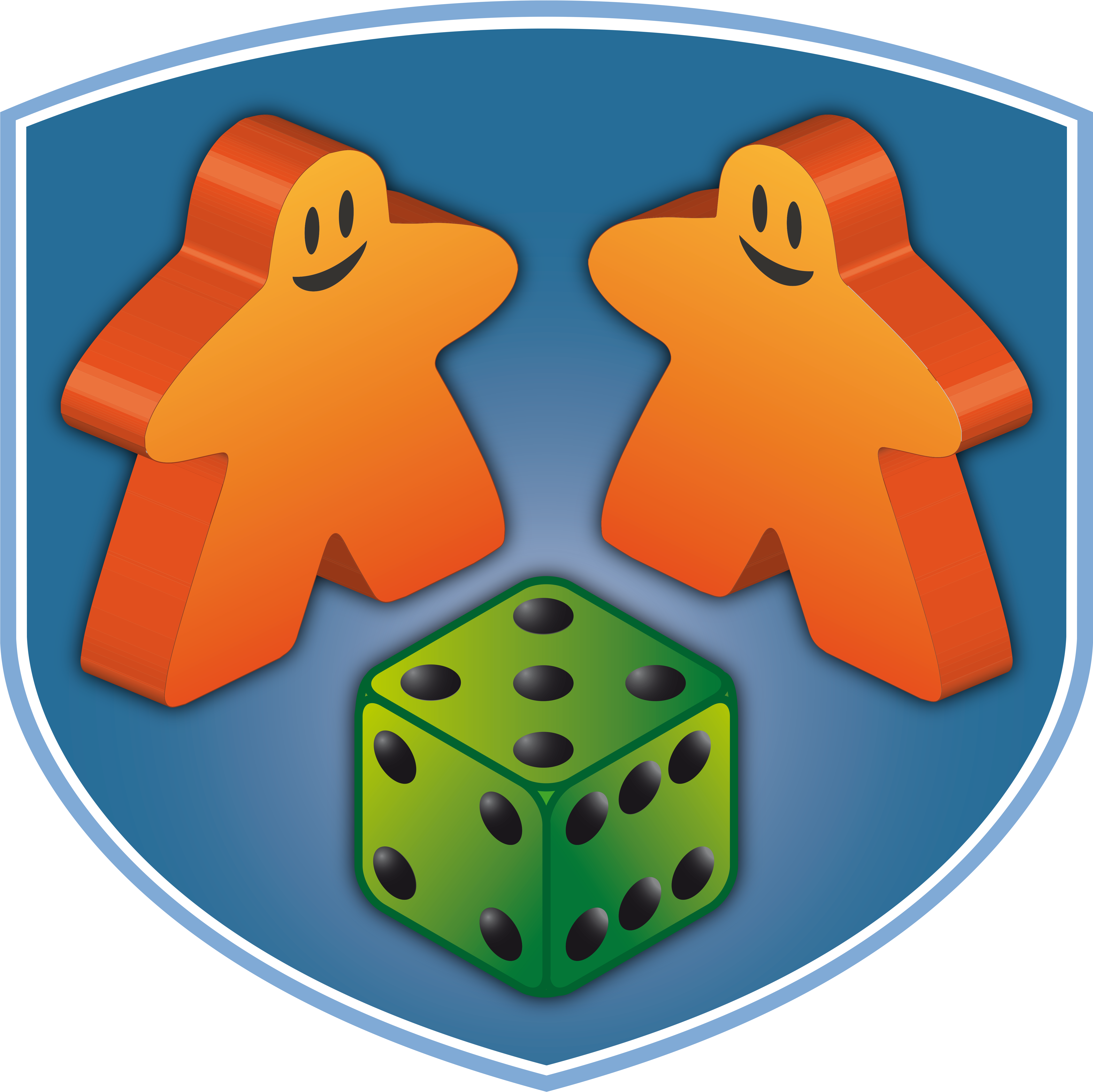 Meeple Dé (5726x5720), Png Download
