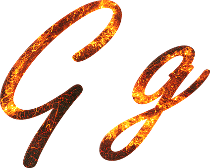 Download Letter G Fire Embers Lava Font Letra G Em Png Fog Full Size Png Image Pngkit