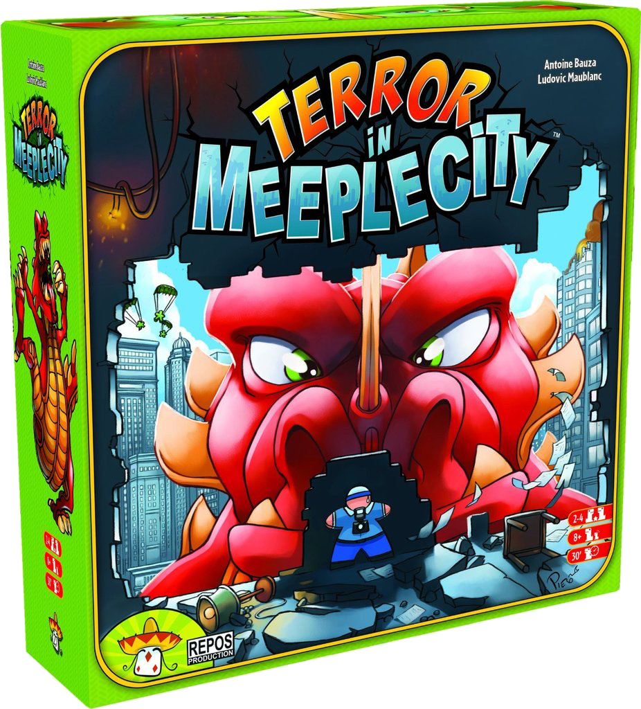 Terror In Meeple City (926x1024), Png Download