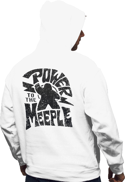 Power To The Meeple - Shirt (650x650), Png Download