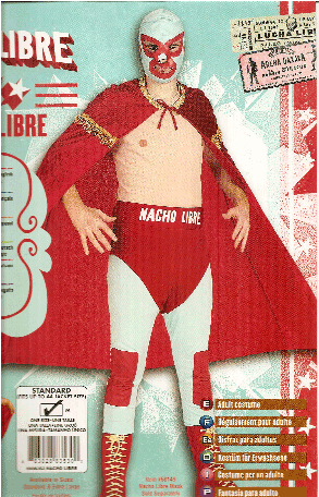 Nacho Libre Larger Image - Nacho Libre (386x500), Png Download