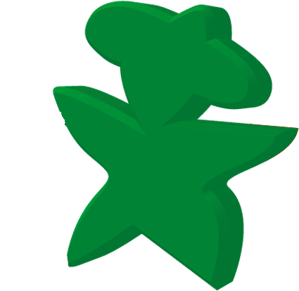 Bpsc Meeple Vert (454x454), Png Download