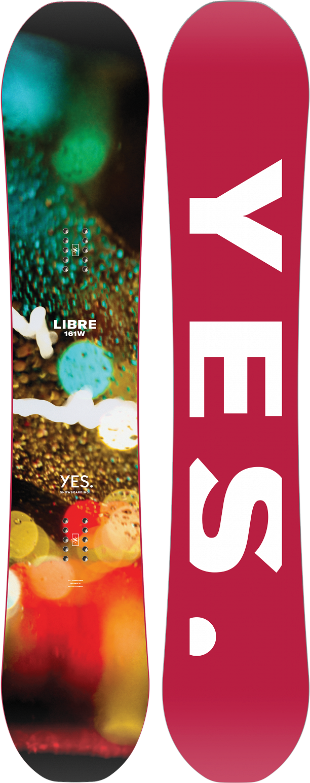 Yes Libre Snowboard (971x1700), Png Download