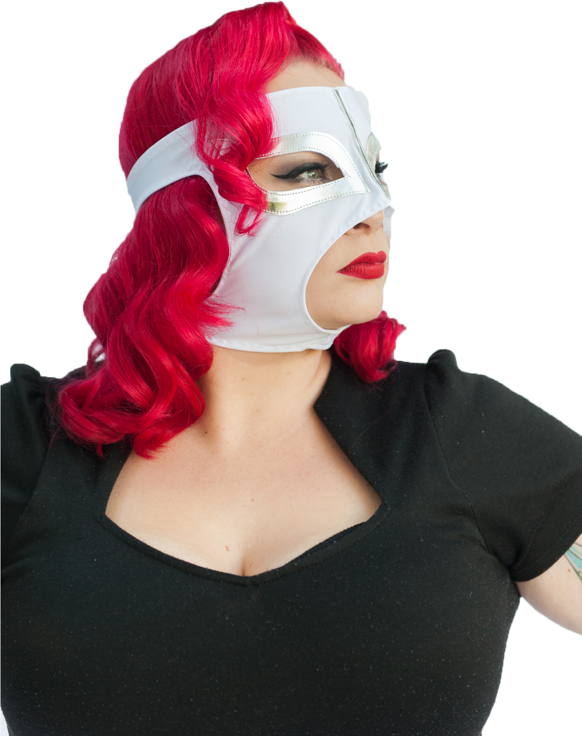 Penelope White Lucha Libre Mask (1200x1800), Png Download