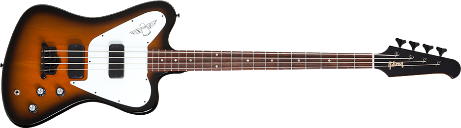 Gibson Thunderbird Non Reverse Bass - Reverse Thunderbird Bass (937x261), Png Download