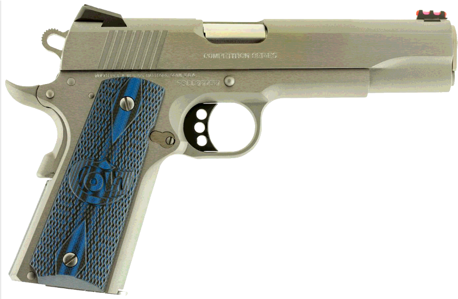 Colt 1911 Competition Single 38 Super 5″ 9 - Colt Competition Series 70 (906x680), Png Download