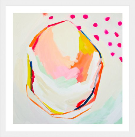 Pink Polka Dot S35 By Britt Bass Turner - Visual Arts (518x521), Png Download