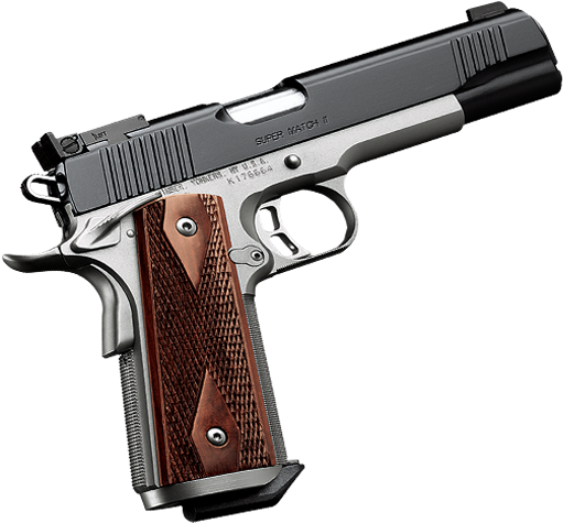 Kimber 1911 Super Match Ii - Kimber Two Tone Custom (532x495), Png Download