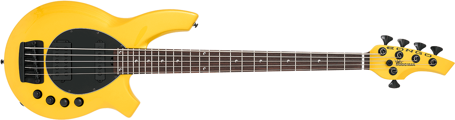 Bongo - Musicman Stingray Firemist Gold (1500x550), Png Download