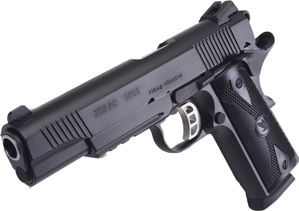 Zig Pc 1911 Black - 1911 Two Tone (1250x832), Png Download