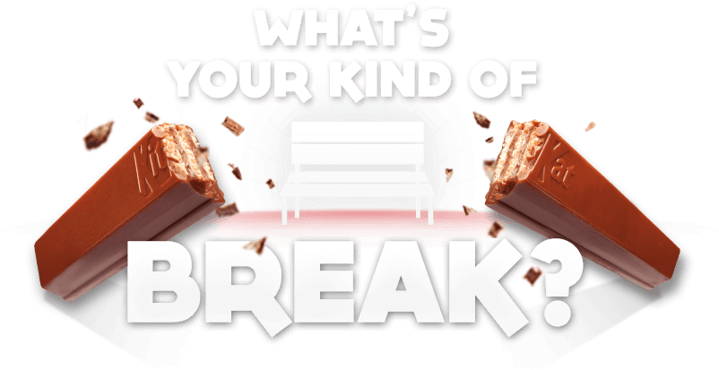 Bench Break Personalized Break - Take A Break Kit Kat (893x473), Png Download