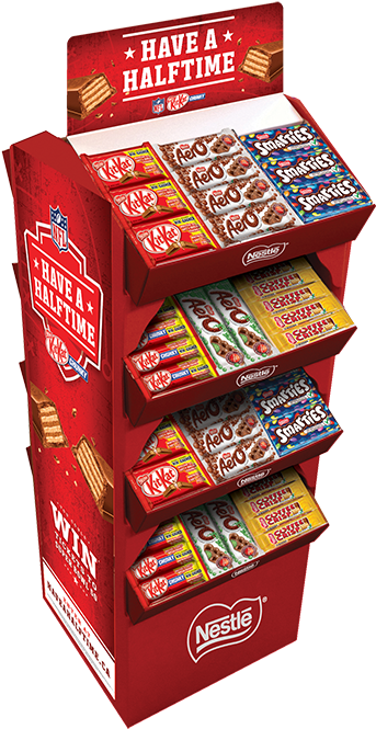 Kit Kat & Nfl - Kitkat Promotion (384x768), Png Download