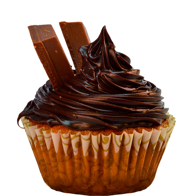 Kit Kat Cupcake - Cupcake (650x675), Png Download
