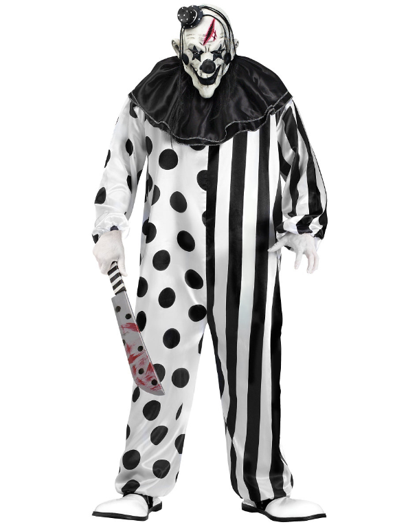 Killer Clowns Halloween Costumes (1366x768), Png Download