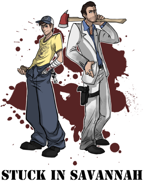 Left 4 Dead 2 Nick Tied Up By Ellis - Left 4 Dead 2 Fan Art (500x623), Png Download