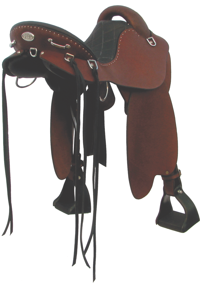 Mountaineer006x310 Mountaineerwestern Trailbossotherside - French Long Distance Horse Saddle (765x1000), Png Download