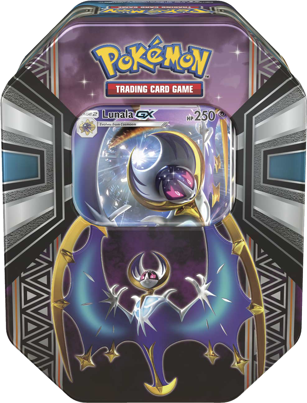 Legends Of Alola Tin - Pokemon Gx Tcg Legends Of Alola Tin: Solgaleo-gx (1500x1500), Png Download