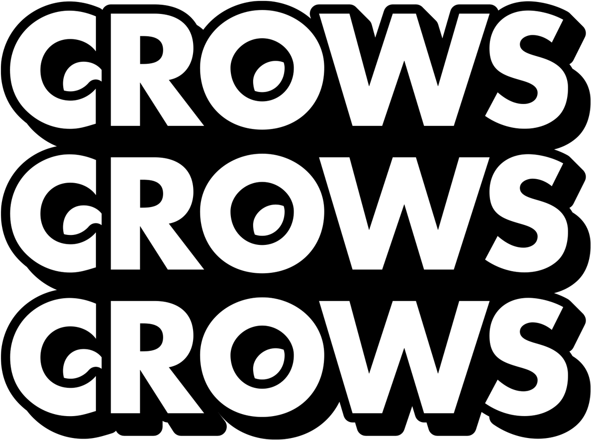 Crows Crows Crows 2017 Logo - Crows Crows Crows (1920x1080), Png Download
