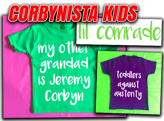 Corbynista Parents Are Dressing Their Babies And Toddlers - Guido Fawkes (540x401), Png Download