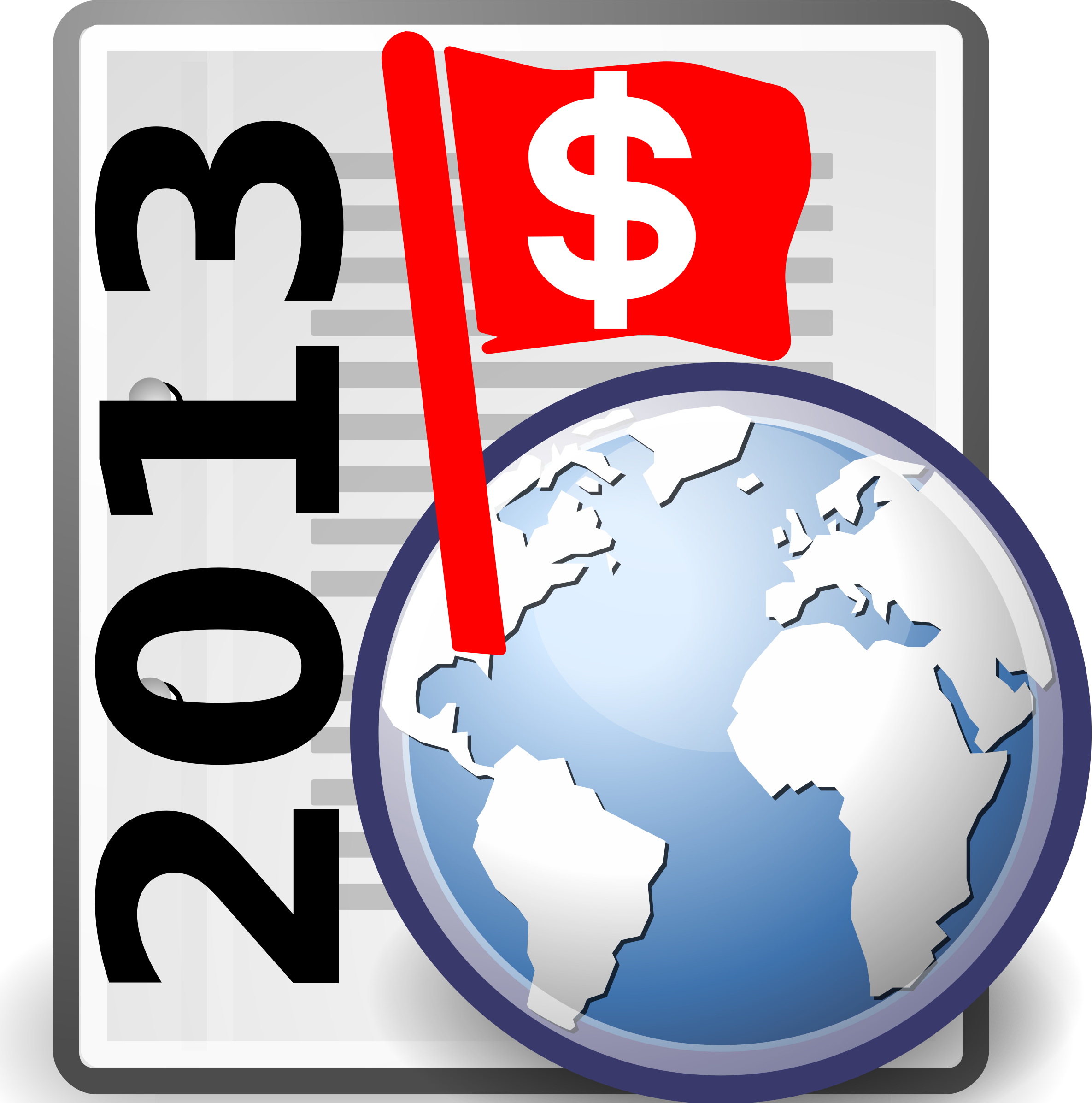 This Free Icons Png Design Of Property Taxes Icon (2370x2393), Png Download