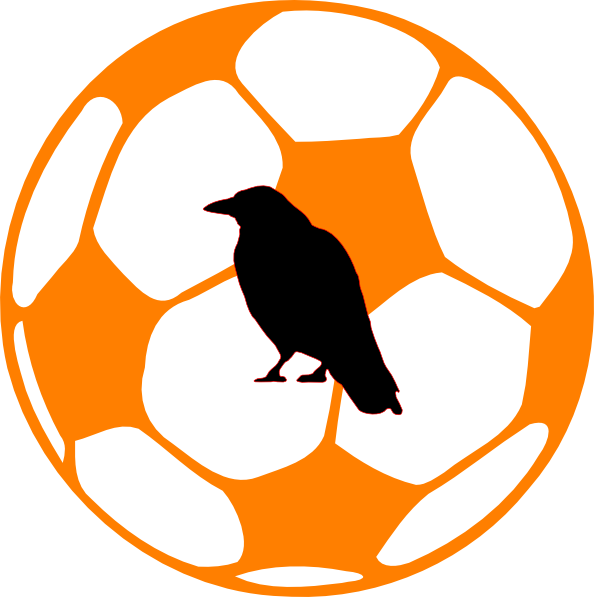This Free Clipart Png Design Of Crows Football Clipart (594x597), Png Download