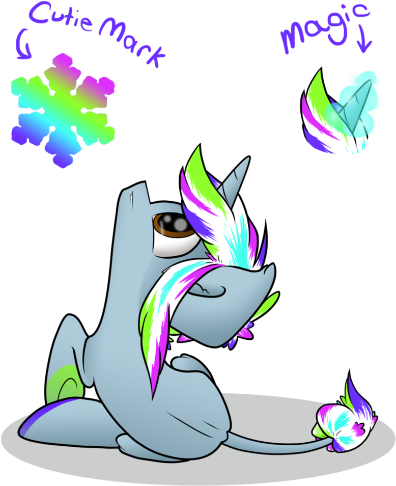 Clipart Library Library Draw To Adopt By Shiny Pebble - Aurora Borealis Cutie Mark (786x1017), Png Download