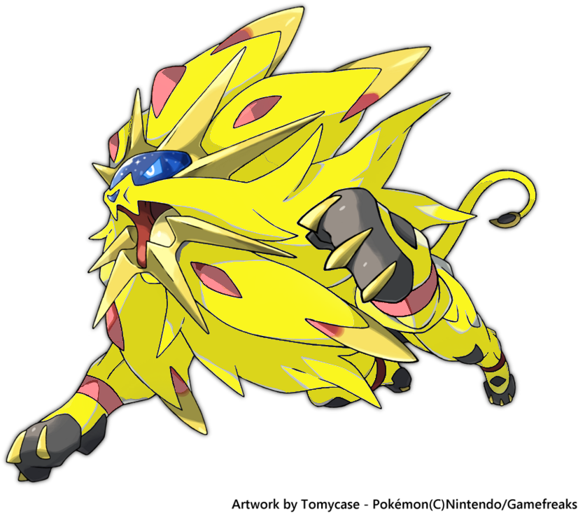 2º 3º - Pokemon Solgaleo And Entei (900x756), Png Download