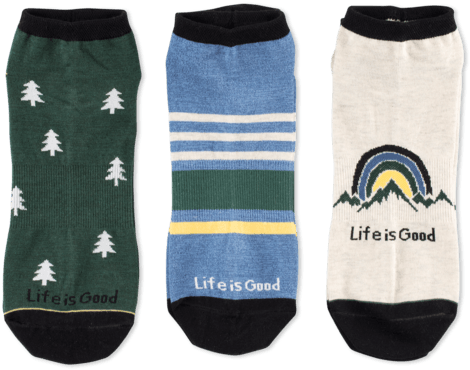 3-pack Men's Tree Low Cut Socks - Sock (570x570), Png Download