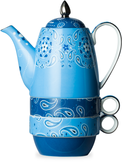 Do The Bandana Tea For Two - Teapot (555x555), Png Download