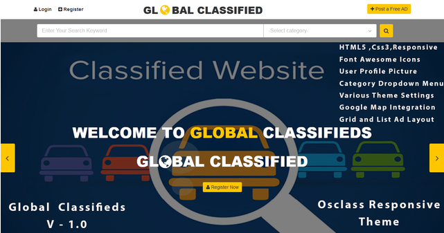 Global Classifieds - Responsive Web Design (640x480), Png Download