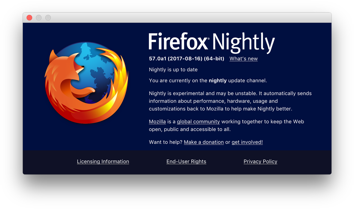 Florens Verschelde On Twitter - Firefox Nightly Windows 7 (1200x713), Png Download