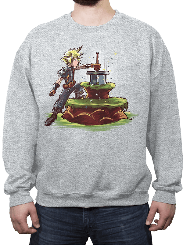 Buster Sword In The Stone - Sweater (800x800), Png Download
