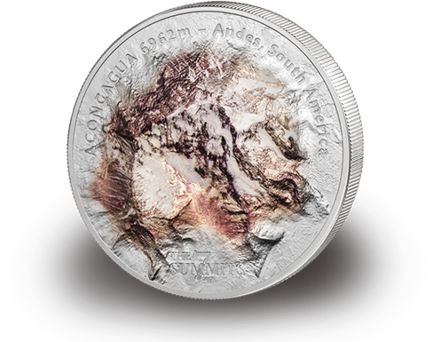 Aconcaguacoin3d - 2018 庫 克 群島 銀幣 (500x413), Png Download