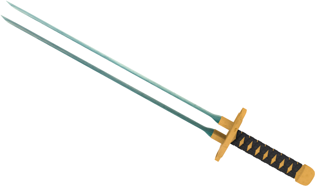 Http - //up203 - Siz - Co - Il/up2/urzymw2yoj4m - - Katana With Two Blades (1280x720), Png Download