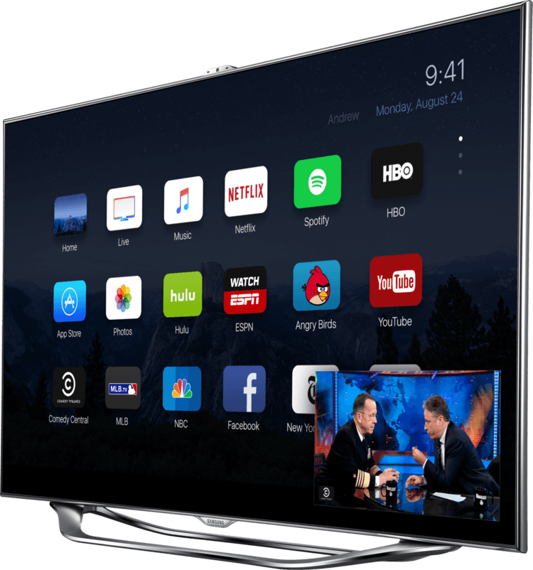 The New Homescreen Is Very Much Inspired By What It - Apple Tvs (750x802), Png Download