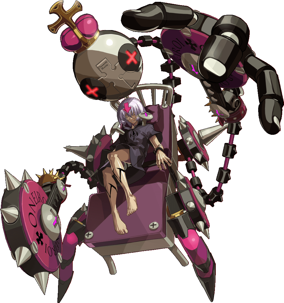 When You Think Of An Over-designed Weapon, You'll Likely - Guilty Gear Bedman (945x1007), Png Download