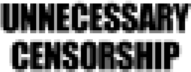 Unnecessary Censorship Text Font Black And White Product - Yeah Nah Traffic Light (500x375), Png Download