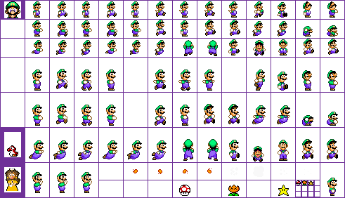 Luigi - Super Mario World Advance Luigi (491x282), Png Download