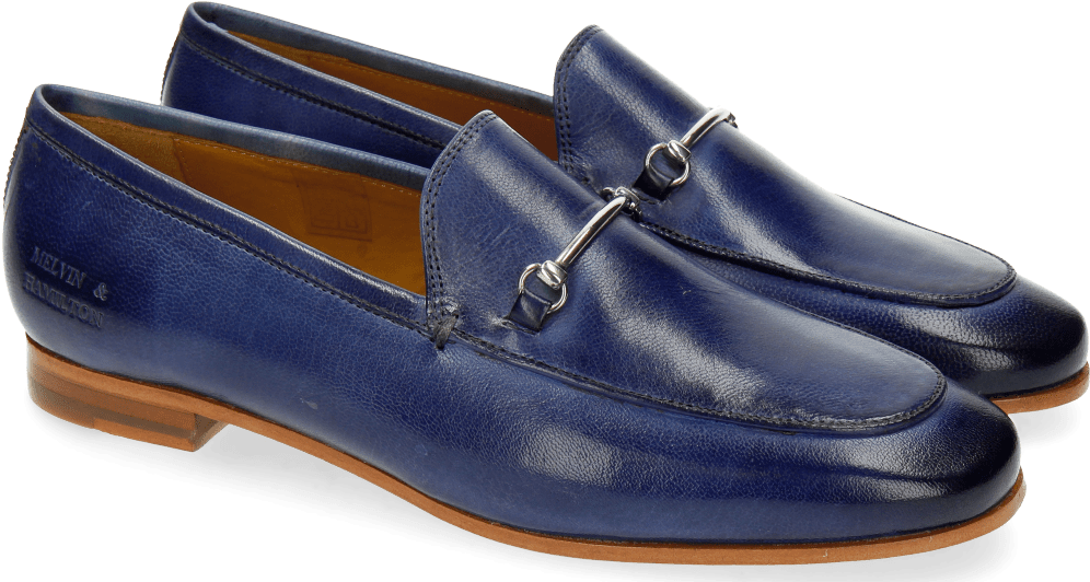 Loafers Scarlett 1 Venice Moroccan Blue Trim Nickel - Slip-on Shoe (1024x1024), Png Download