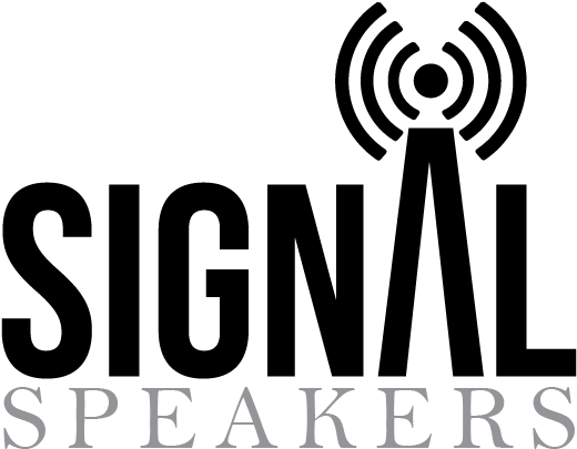 Signal Speakers Logo-01 - Free Mockup White Flower (547x445), Png Download