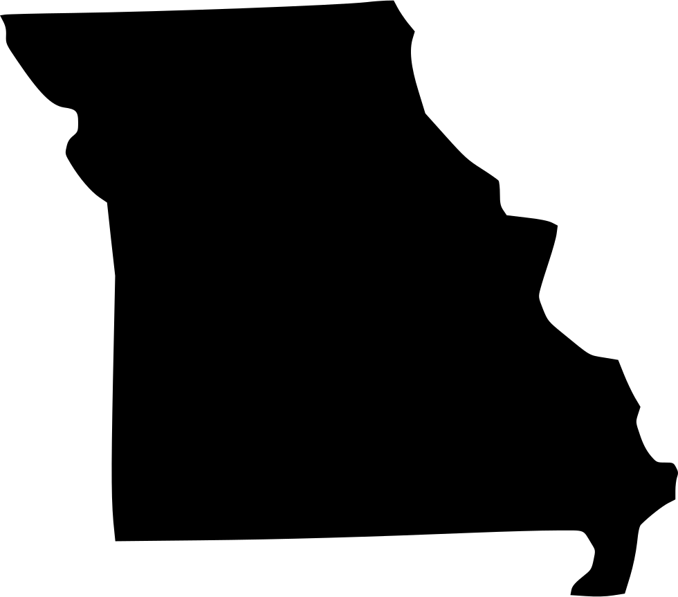 Missouri Outline Png Vector Royalty Free Download - State Of Missouri Clip Art (980x862), Png Download
