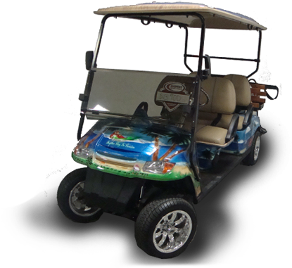 Custom Golf Cars - Car (530x380), Png Download