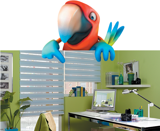 Residential - Zebra Perde (540x456), Png Download