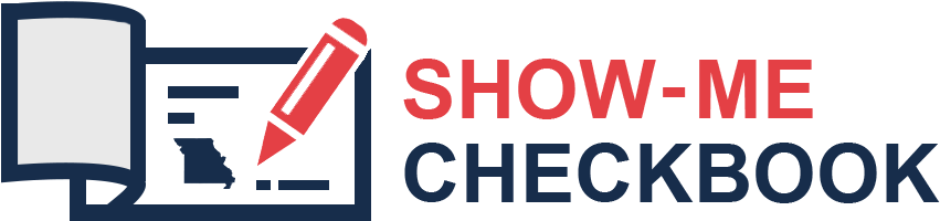 Show-me Checkbook Is Missouri State Treasurer Eric - Missouri (913x289), Png Download