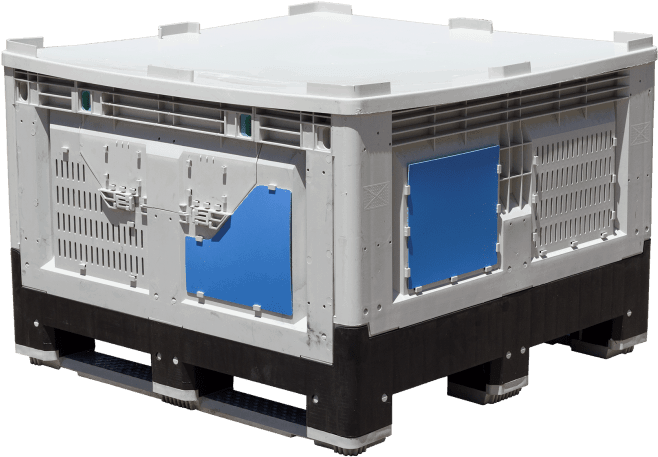 Plastic Crate 1 - Plastic Pallet Crates (707x707), Png Download