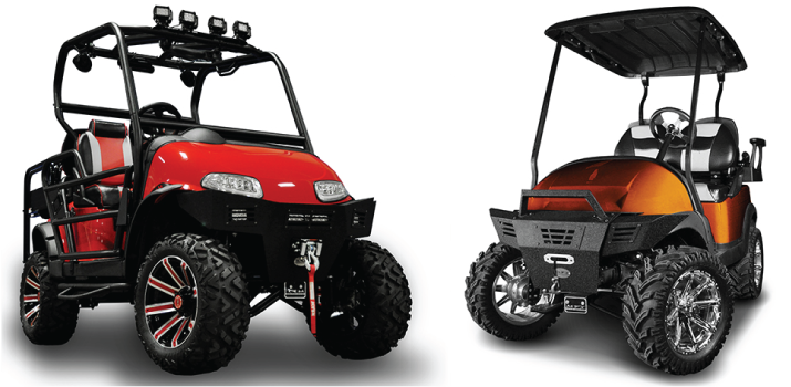 Carts - - Golf Cart (808x439), Png Download